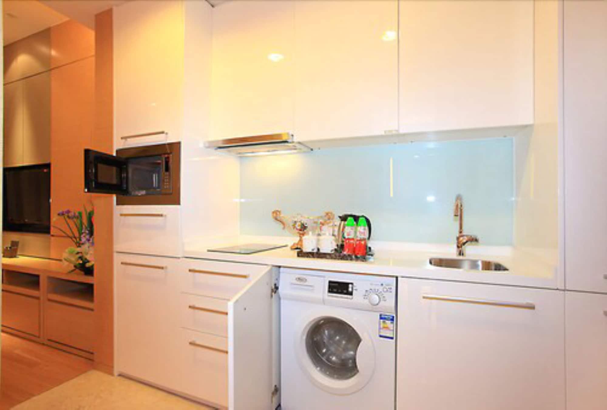 Guangzhou Heefun Apartment - Poly World Trading Center Shajing Bagian luar foto