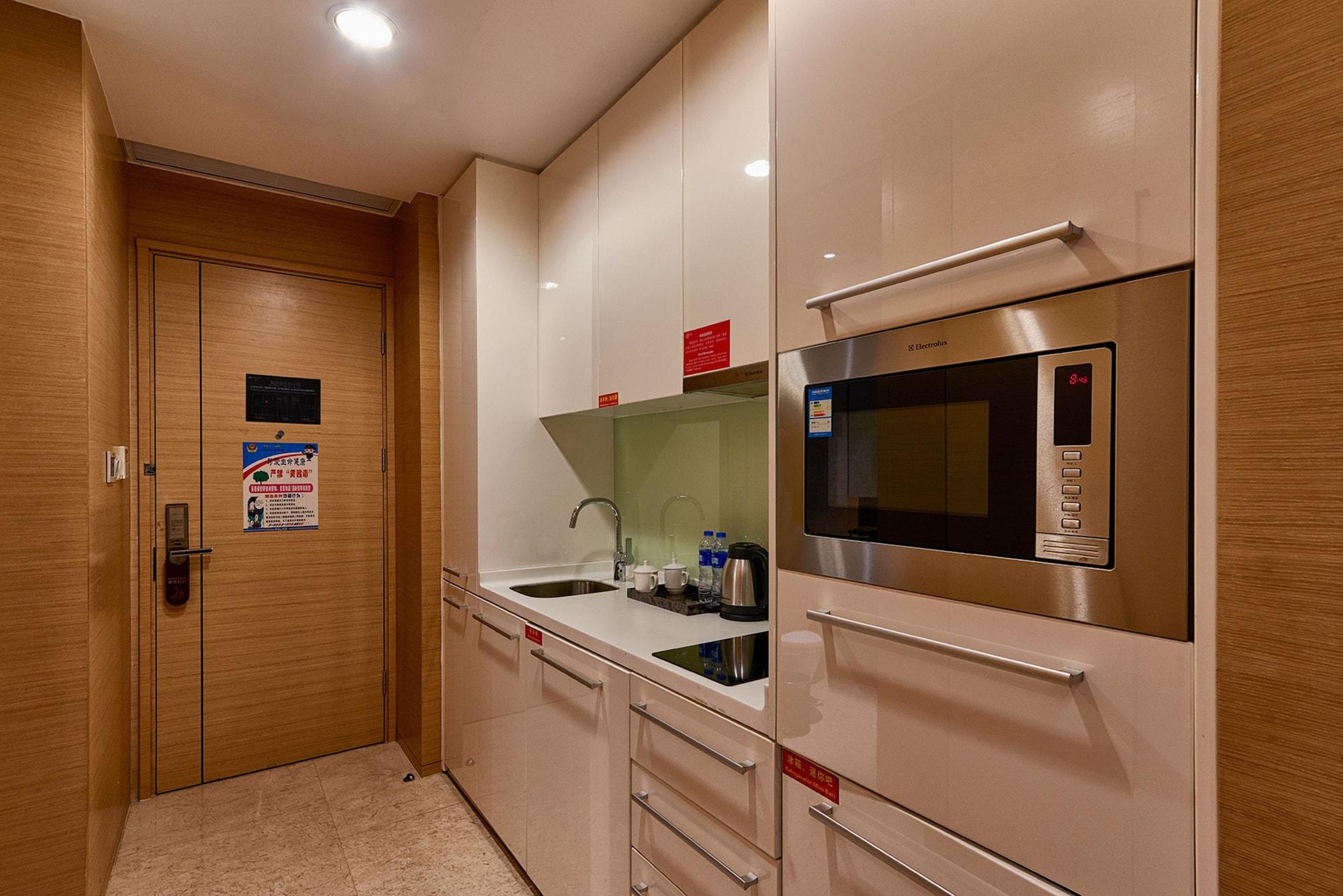 Guangzhou Heefun Apartment - Poly World Trading Center Shajing Bagian luar foto