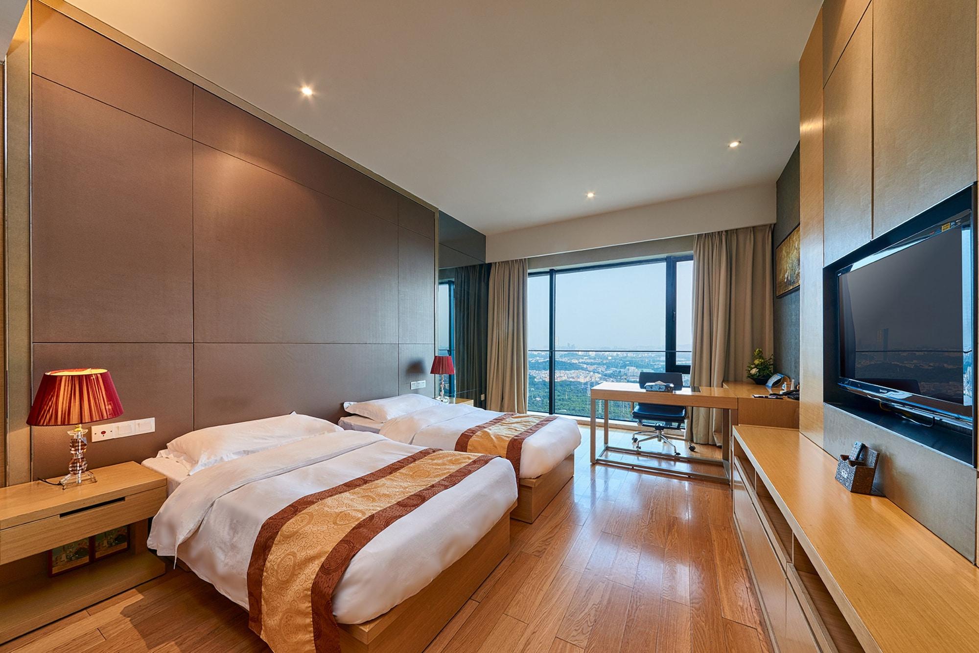 Guangzhou Heefun Apartment - Poly World Trading Center Shajing Bagian luar foto
