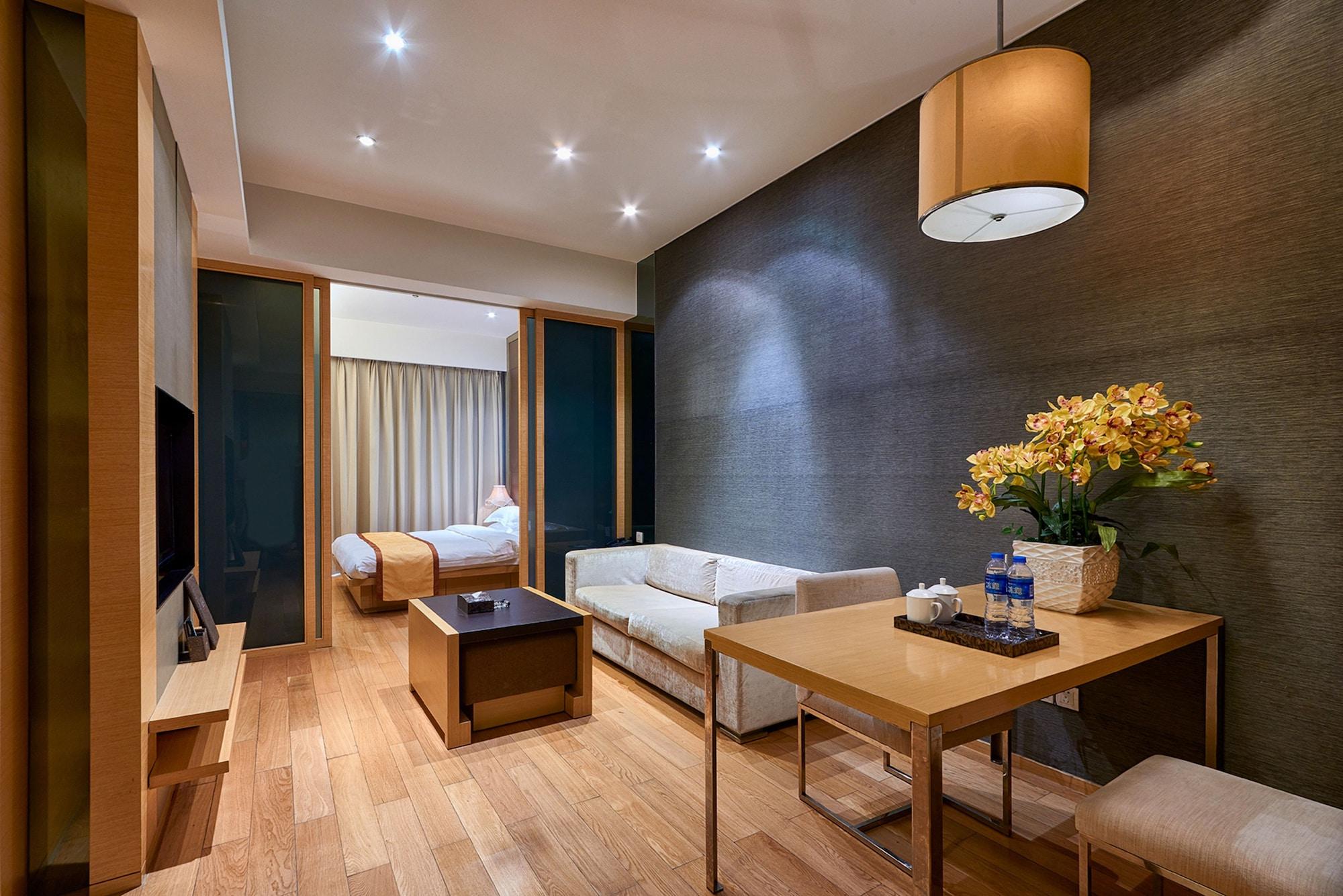 Guangzhou Heefun Apartment - Poly World Trading Center Shajing Bagian luar foto