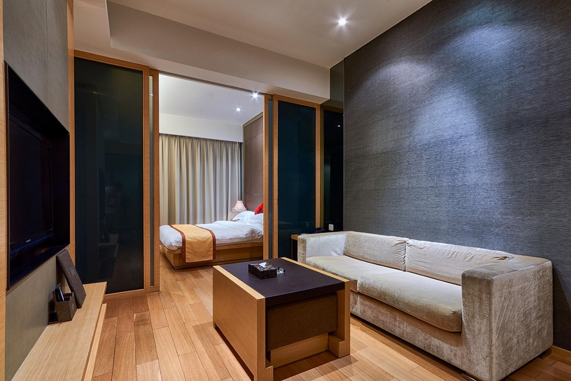 Guangzhou Heefun Apartment - Poly World Trading Center Shajing Bagian luar foto