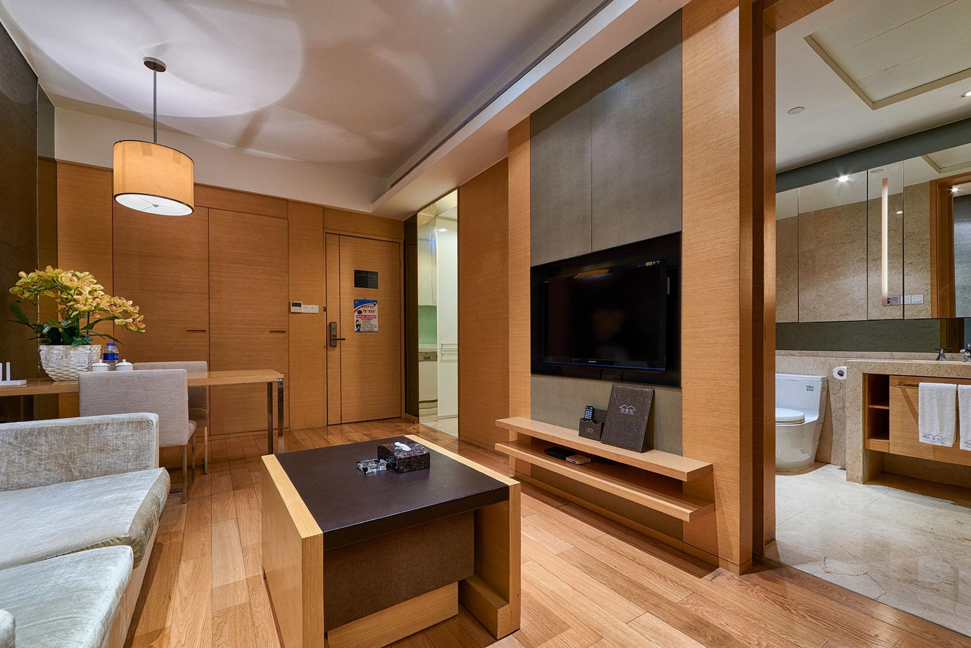Guangzhou Heefun Apartment - Poly World Trading Center Shajing Bagian luar foto