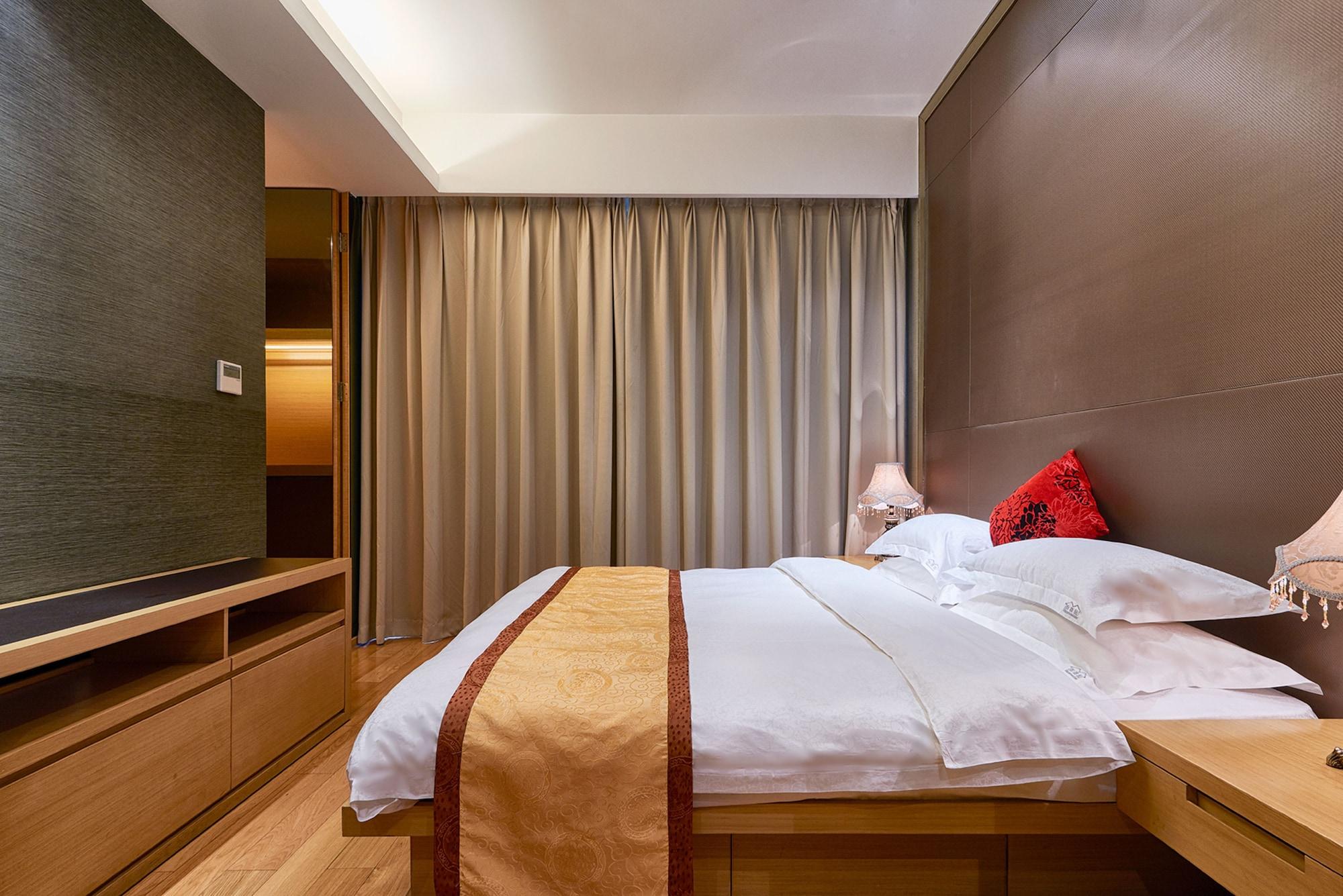Guangzhou Heefun Apartment - Poly World Trading Center Shajing Bagian luar foto