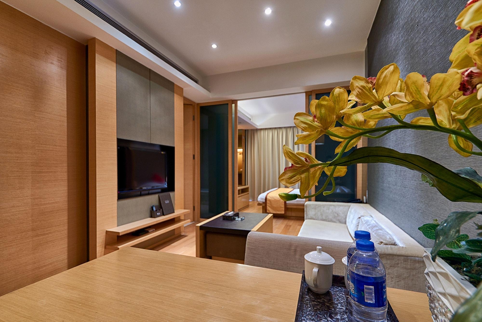 Guangzhou Heefun Apartment - Poly World Trading Center Shajing Bagian luar foto
