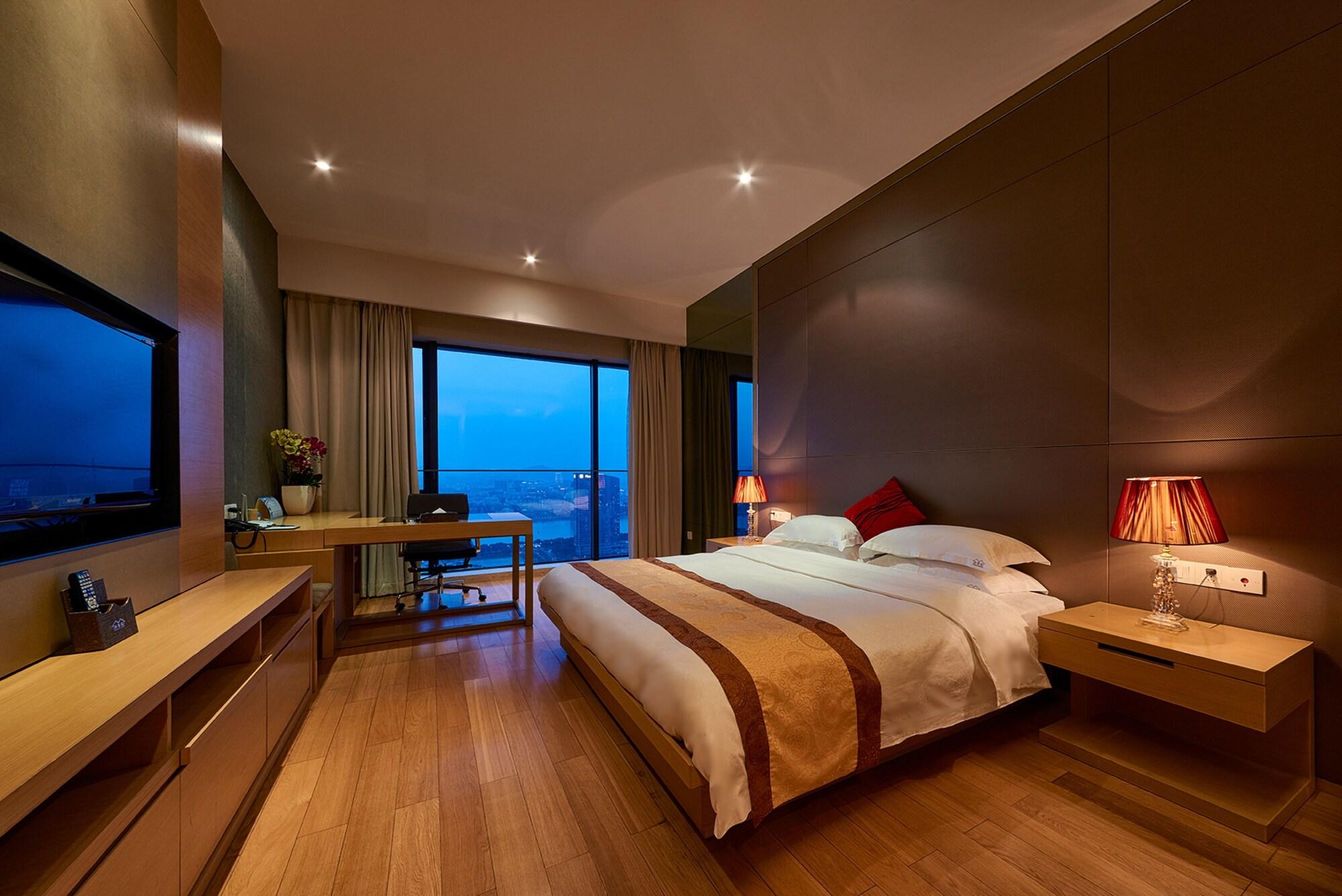 Guangzhou Heefun Apartment - Poly World Trading Center Shajing Bagian luar foto