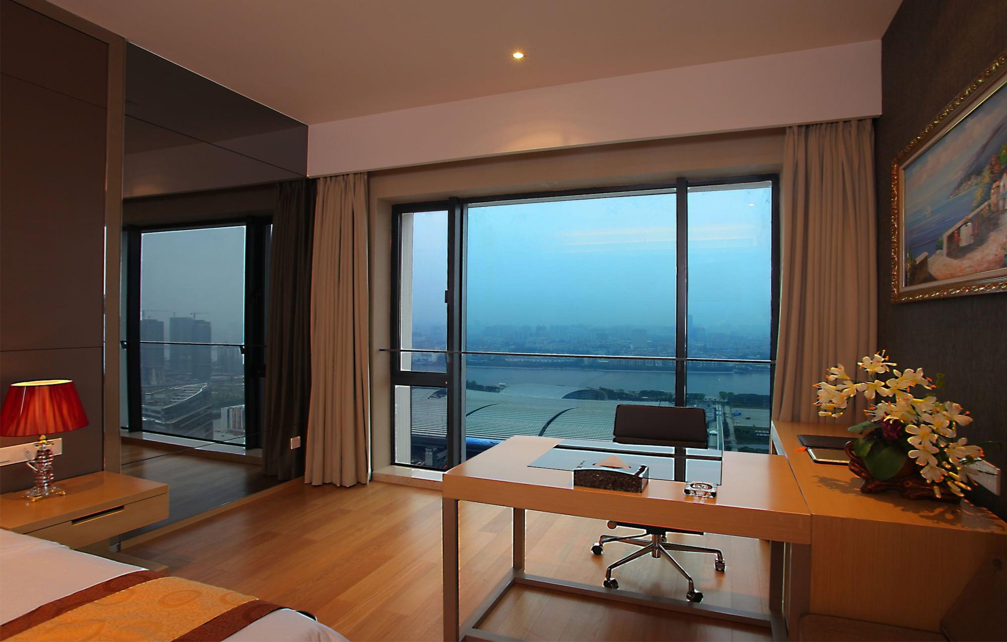 Guangzhou Heefun Apartment - Poly World Trading Center Shajing Bagian luar foto