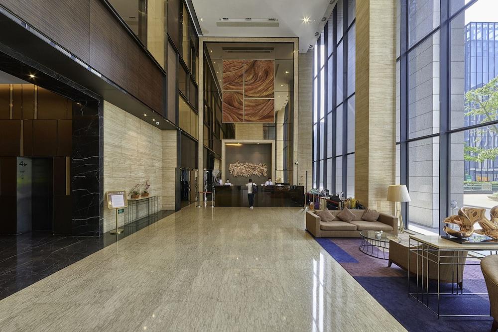 Guangzhou Heefun Apartment - Poly World Trading Center Shajing Bagian luar foto