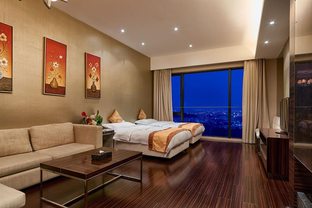 Guangzhou Heefun Apartment - Poly World Trading Center Shajing Bagian luar foto