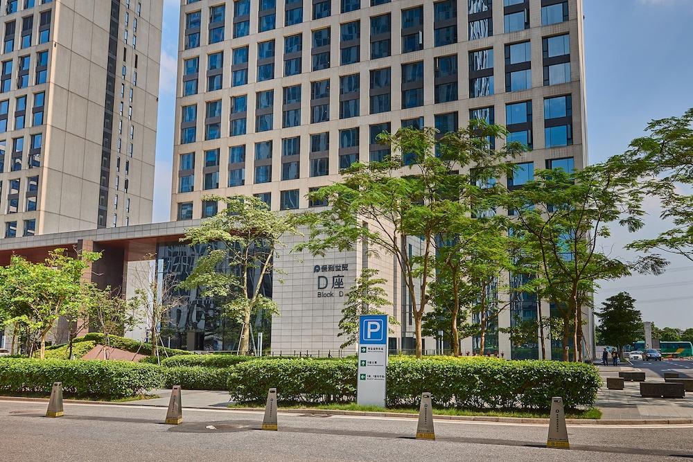 Guangzhou Heefun Apartment - Poly World Trading Center Shajing Bagian luar foto