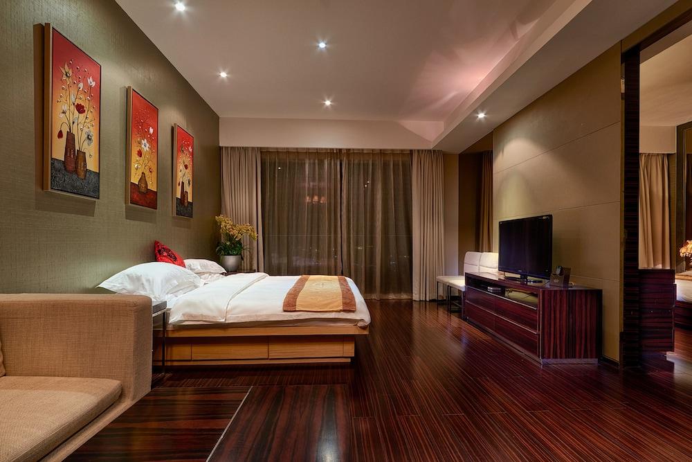 Guangzhou Heefun Apartment - Poly World Trading Center Shajing Bagian luar foto