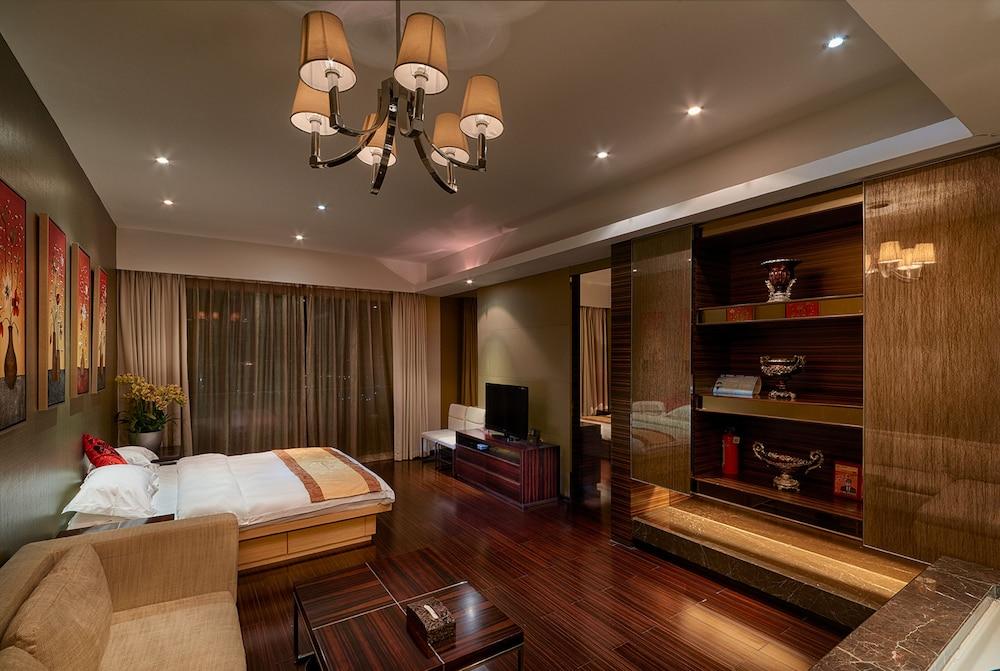 Guangzhou Heefun Apartment - Poly World Trading Center Shajing Bagian luar foto