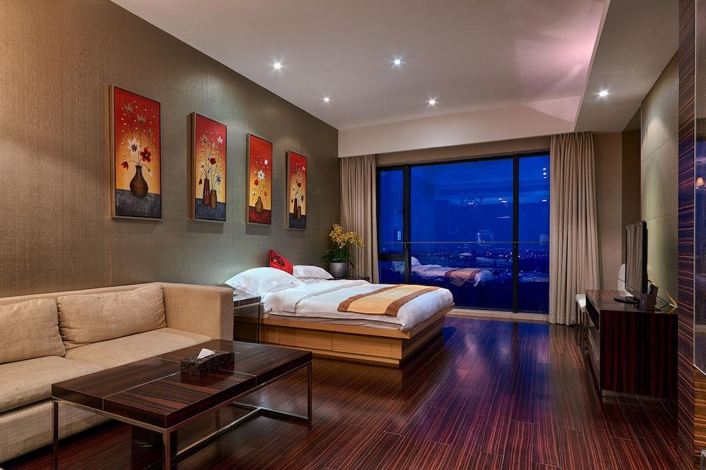Guangzhou Heefun Apartment - Poly World Trading Center Shajing Bagian luar foto