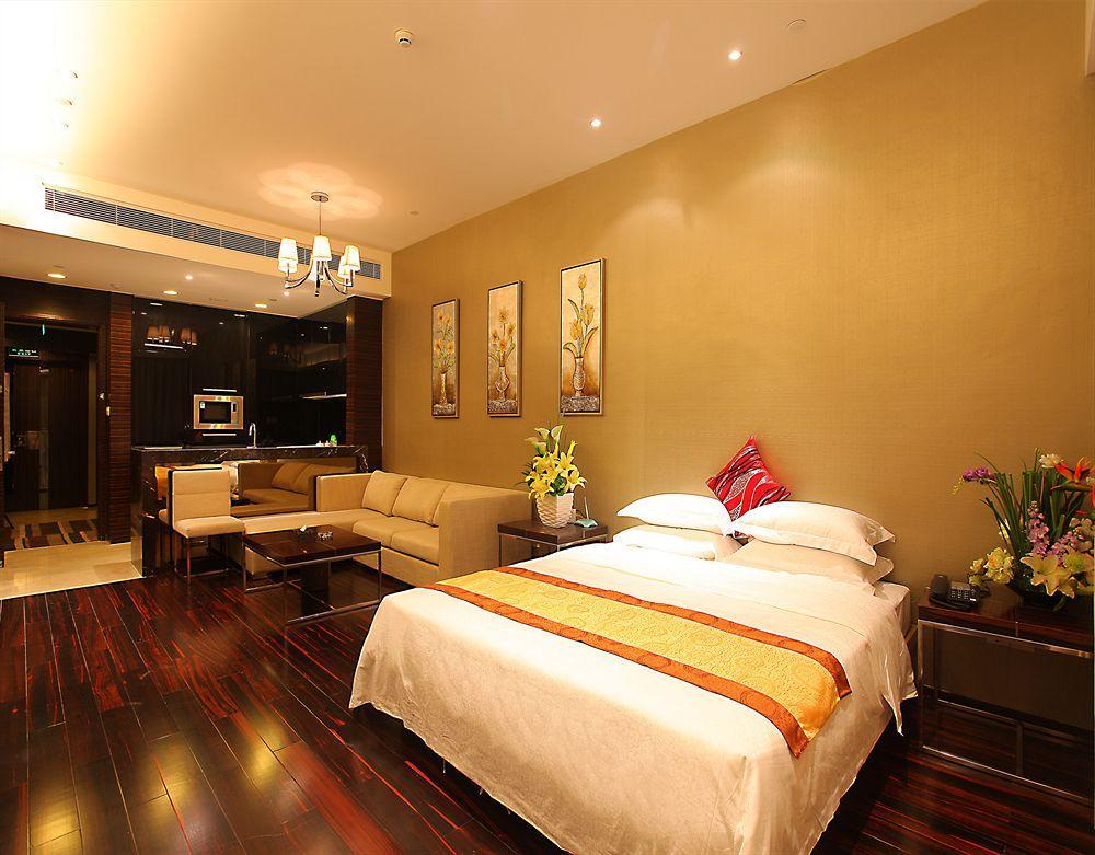 Guangzhou Heefun Apartment - Poly World Trading Center Shajing Bagian luar foto