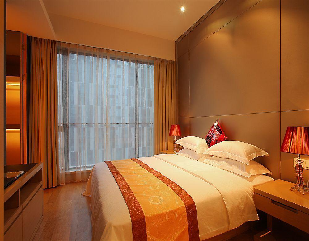 Guangzhou Heefun Apartment - Poly World Trading Center Shajing Bagian luar foto