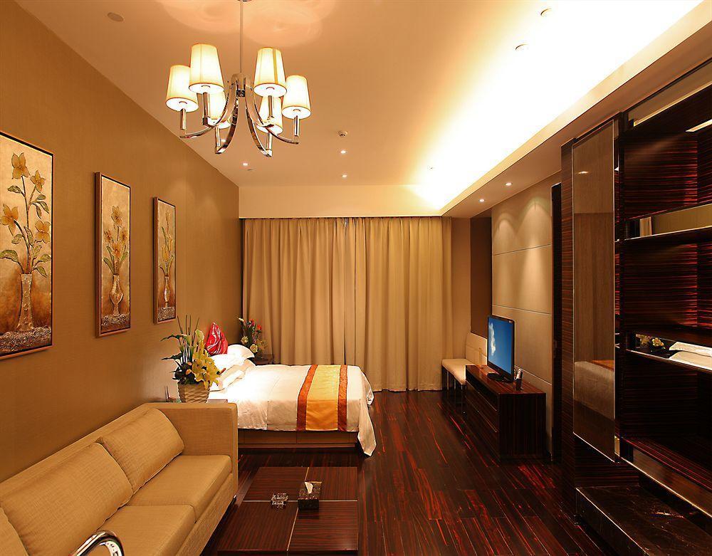 Guangzhou Heefun Apartment - Poly World Trading Center Shajing Bagian luar foto