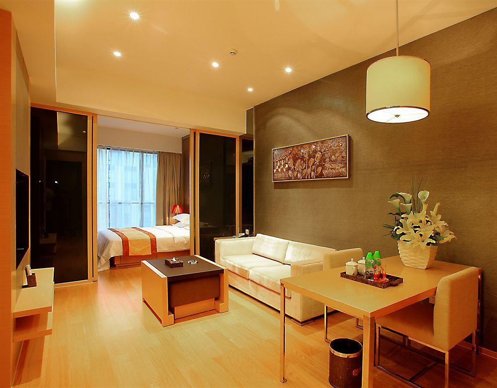 Guangzhou Heefun Apartment - Poly World Trading Center Shajing Bagian luar foto