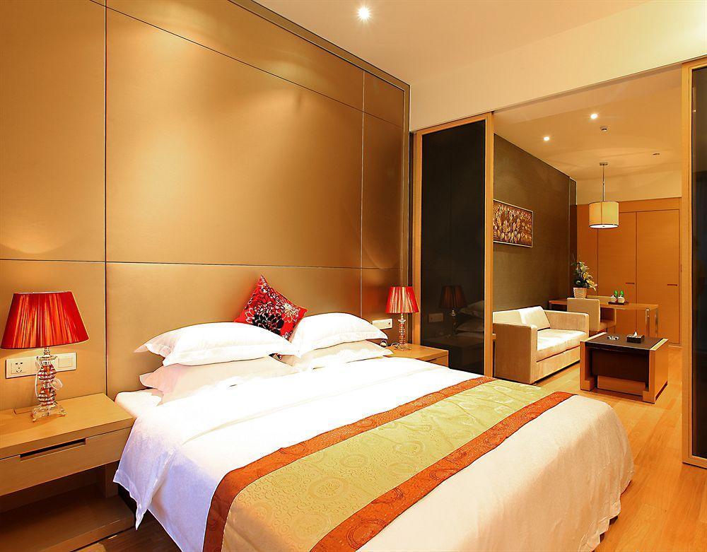 Guangzhou Heefun Apartment - Poly World Trading Center Shajing Bagian luar foto