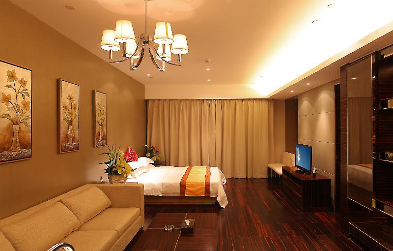 Guangzhou Heefun Apartment - Poly World Trading Center Shajing Bagian luar foto