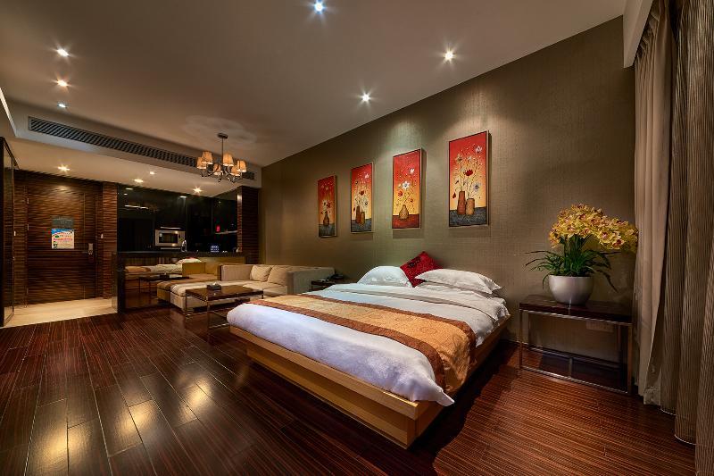Guangzhou Heefun Apartment - Poly World Trading Center Shajing Bagian luar foto